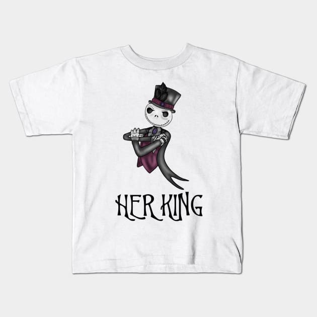 Her King Kids T-Shirt by Danispolez_illustrations